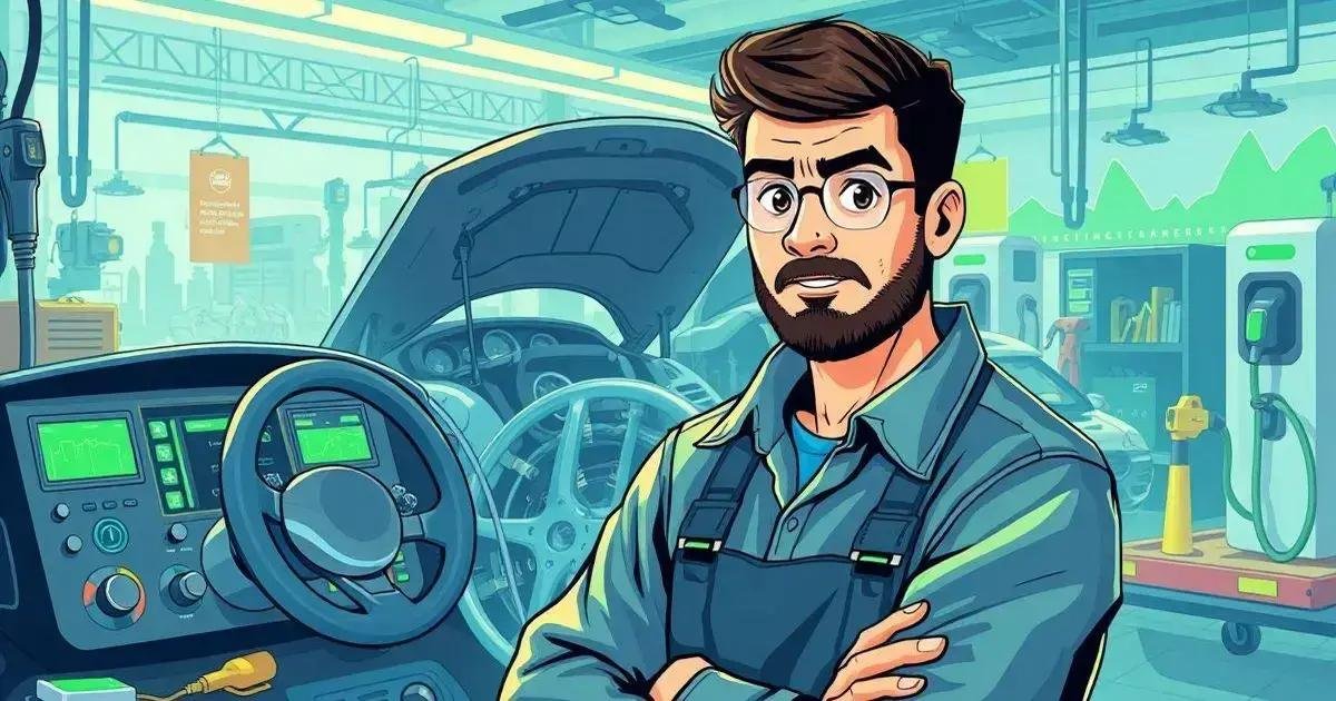 O impacto dos carros elétricos no emprego de mecânicos tradicionais