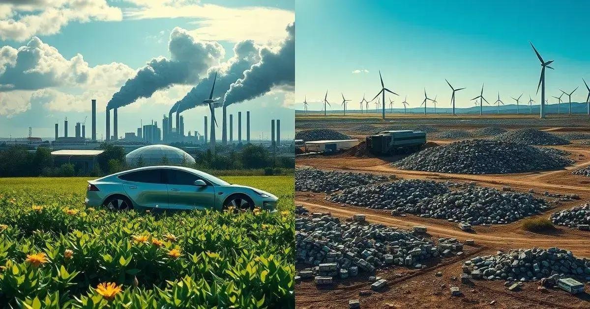 O paradoxo dos carros elétricos: são realmente sustentáveis?